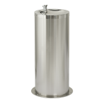 Fontaine à boire sur pied en acier inoxydable, hauteur 800 mm