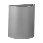 Poubelle murale en acier inoxydable, volume 12 l, brossée