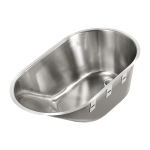 Baignoire pour bébé en acier inoxydable