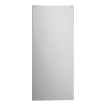 Miroir en acier inoxydable (900 x 400 mm)