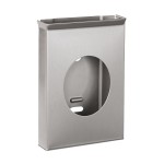 Distributeur en acier inoxydable pour sachets hygiéniques, brossé