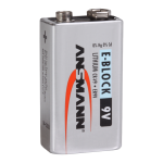 Batterie lithium, 9 V/1200 mAh
