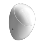 Urinoir Alessi avec couvercle, unité de chasse radar et alimentation intégrée, 230 V CA