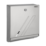 Distributeur en acier inoxydable pour essuie-mains pliés, poli