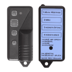 Télécommande pour le réglage des paramètres des minuteurs à pièces et à jetons