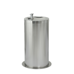 Fontaine à boire sur pied en acier inoxydable, hauteur 650 mm