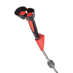 Douche oculaire manuelle avec deux têtes de pulvérisation et support mural intégré