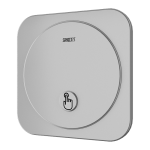 Commande de douche piézoélectrique pour eau froide ou prémélangée, 24 V CC