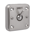 Patère en acier inoxydable antivandale avec système « anti-suicide », brossé