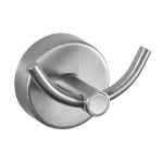 Double crochet en acier inoxydable, brossé