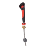 Douche oculaire manuelle avec une tête de pulvérisation, angle d'inclinaison 45°, avec passe-câble pour bureau