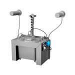 Ensemble de 2 distributeurs automatiques de savon muraux en acier inoxydable, bidon central de savon 6 l, 230 V CA