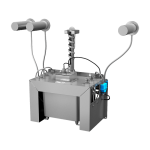 Ensemble de 3 distributeurs automatiques de savon muraux en acier inoxydable, bidon central de savon de 6 l, 230 V CA