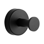 Porte-manteau en acier inoxydable, finition noir mat