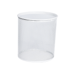 Poubelle ronde, couleur blanche, 18 l