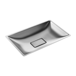 Lavabo encastré en acier inoxydable