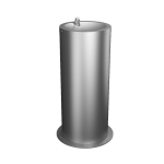 Fontaine à boire automatique en acier inoxydable à poser au sol, 24 V CC