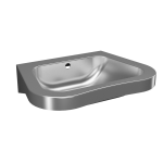 Lave-mains mural en acier inoxydable pour personnes handicapées