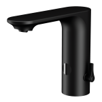 Mélangeur automatique noir pour lavabo, 24 V CC