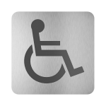 Pictogramme - toilette pour personnes handicapées