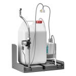 Robinet automatique de lavabo derrière miroir avec distributeur de savon, 24 V DC