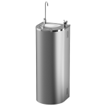 Fontaine à boire sur pied en acier inoxydable avec remplisseur de bouteilles et refroidisseur