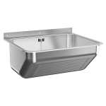 Évier utilitaire en acier inoxydable avec planche à laver