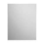 MIROIR anti-vandalisme en acier inoxydable à coller (500 x 400 mm)