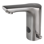 Mélangeur automatique pour lavabo, GRIS MÉTAL MAT, 24 V CC