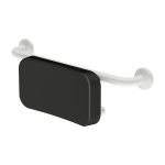 Dossier en acier, 700 mm, couleur blanche - Komaxit