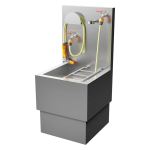 Évier en acier inoxydable pour la vidange des toilettes portables