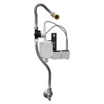 Unité de chasse radar avec alimentation intégrée sur rail de montage pour urinoir D-Code, 230 V CA