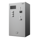 Minuterie de douche à pièces et jetons pour quatre à douze douches, 24 V DC, choix de la douche par l'utilisateur, commande directe  