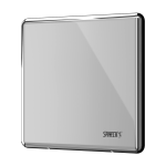 Unité de chasse d'eau à commande temporelle, finition polie, 230 V AC