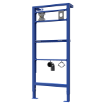 Châssis de montage pour robinet de lavabo mural automatique et distributeur de savon automatique