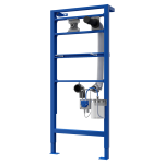 Distributeur automatique de savon mural en acier inoxydable, bidon de savon 1 l, cadre de montage SLR 24 inclus, noir, 230 V AC