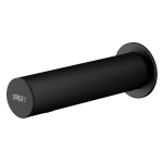 Robinet automatique mural en acier inoxydable pour lavabo, pour eau froide ou prémélangée, noir, 24 V CC