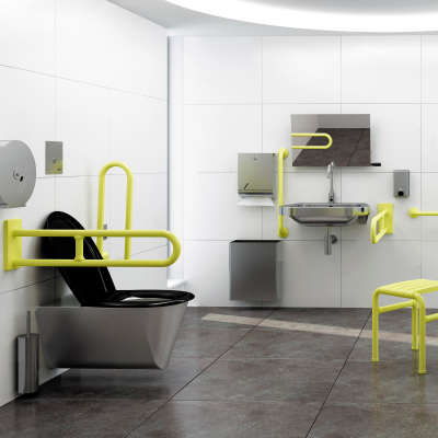 Poignées en vinyle antimicrobien