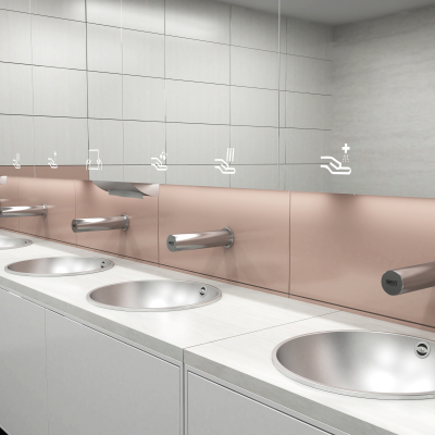 Modules derrière les miroirs : design épuré, solution intelligente