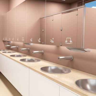 Modules derrière les miroirs : design épuré, solution intelligente