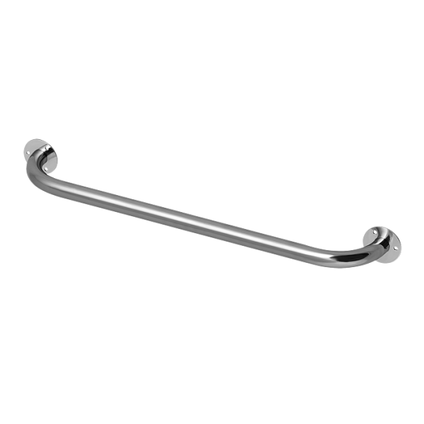 Stainless steel universal hand rail, solid, 1200 mm, brushed