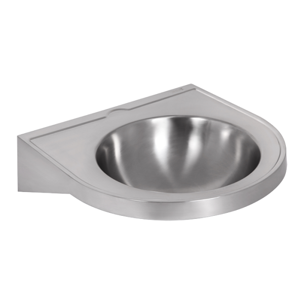 Lave-mains mural en acier inoxydable pour personnes handicapées