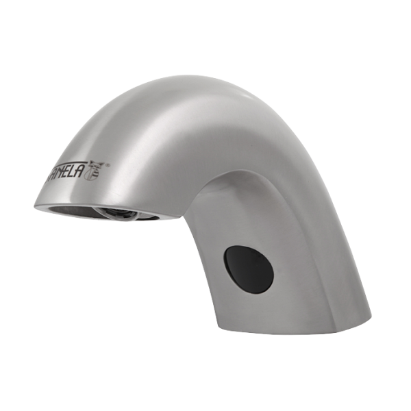 Robinet de lavabo en acier inoxydable pour eau froide ou prémélangée, 24 V CC