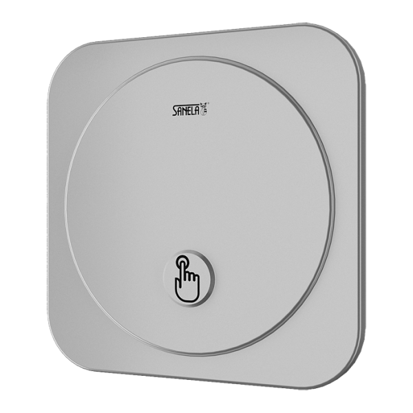 Unité de rinçage piézo pour urinoir avec boîtier de montage, 24 V CC