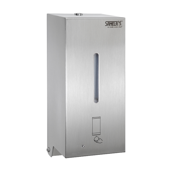 Distributeur automatique de savon mousse mural en acier inoxydable