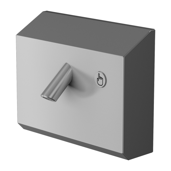 Robinet piézo mural pour lavabo, 6 V