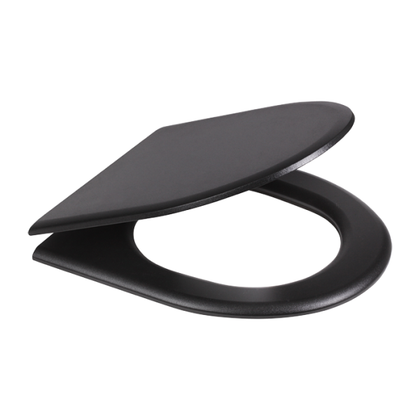 Abattant en plastique noir pour toilettes SLWN 03, SLWN 04, SLWN 11, SLWN 13, SLWN 14, SLWN 15, SLWN 16