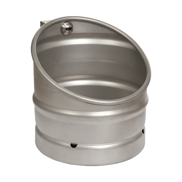 Urinoir KEG en acier inoxydable avec unité de chasse infrarouge, 6 V