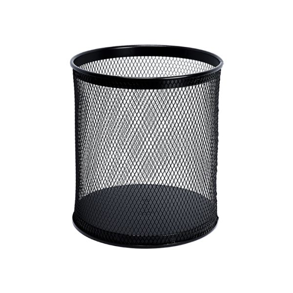 Poubelle ronde, couleur noire, 18 l