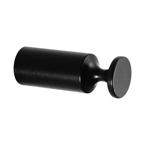 Porte-manteau en acier inoxydable, finition noir mat